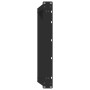 Patas de mesa de centro forma U 2uds acero negro 70x(30-31) cm