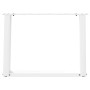 Patas de mesa de centro forma U 2uds acero blanco 70x(42-43) cm