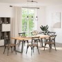 Patas para mesa comedor forma U 2uds antracita 90x(72-73) cm