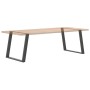 Patas para mesa comedor forma U 2uds antracita 90x(72-73) cm