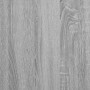 Escritorio con estantes contrachapada gris Sonoma 100x45x140 cm