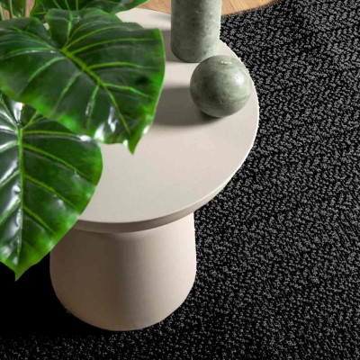 Alfombra ZIZUR apariencia yute interior exterior antracita