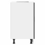 Mueble bajo de cocina Porto madera contrachapada negro