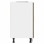 Mueble bajo de cocina porto roble marrón madera reconstituida