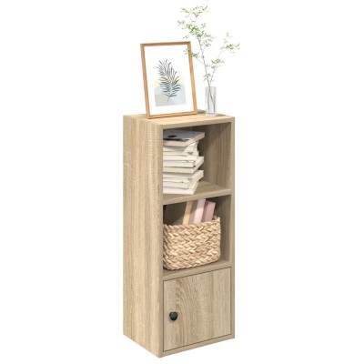 Estantería de madera de ingeniería roble sonoma 31x24x77 cm