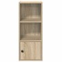 Estantería de madera de ingeniería roble sonoma 31x24x77 cm