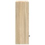 Estantería de madera de ingeniería roble sonoma 31x24x77 cm