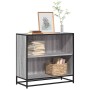 Estantería madera de ingeniería color gris sonoma 80x35x76 cm