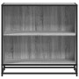 Estantería madera de ingeniería color gris sonoma 80x35x76 cm