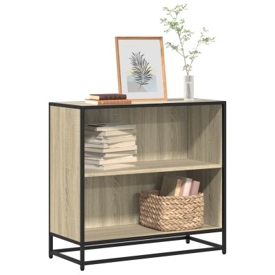 Estantería madera ingeniería color roble 80x35x76 cm