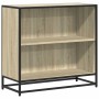 Estantería madera ingeniería color roble 80x35x76 cm