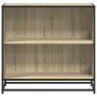 Estantería madera ingeniería color roble 80x35x76 cm