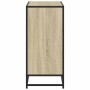 Estantería madera ingeniería color roble 80x35x76 cm