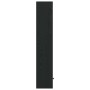 Estantería de madera de ingeniería roble negro 31x24x127 cm