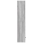 Estantería madera de ingeniería gris sonoma 31x24x127 cm