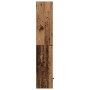 Estantería madera de ingeniería color envejecido 31x24x127 cm