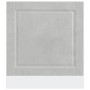 Panel lavavajillas Porto madera contrachapada gris hormigón