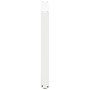 Patas para mesa centro forma U 3 uds blanco 80x(72-73) cm acero