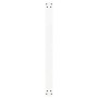 Patas mesa centro forma de U 2 uds acero blanco 100x(72-73) cm