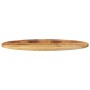 Tablero de mesa ovalado madera maciza de mango 110x40x3,8 cm