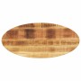 Tablero de mesa ovalado madera maciza de mango 110x40x3,8 cm