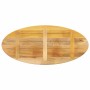 Tablero de mesa ovalado madera maciza de mango 110x40x3,8 cm