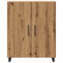 Aparador de madera de ingeniería roble artisan 69,5x34x90 cm