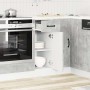 Mueble bajo de cocina Kalmar madera de ingeniería gris hormigón