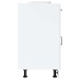 Mueble bajo cocina Kalmar madera ingeniería blanca alto brillo