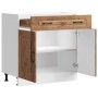 Mueble bajo de cocina Kalmar de madera antigua de ingeniería