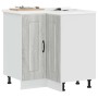 Mueble de cocina esquina Kalmar gris sonoma madera ingeniería