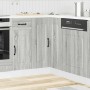 Mueble de cocina esquina Kalmar gris sonoma madera ingeniería