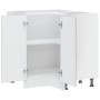 Mueble de cocina esquina Kalmar gris sonoma madera ingeniería