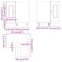 Mueble de cocina esquina Kalmar gris sonoma madera ingeniería