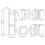 Mueble de cocina Porto blanco 14 piezas madera contrachapada