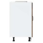 Mueble bajo para fregadero Kalmar roble ahumado 60x46x81,5 cm