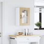 Armario pared cocina puerta de cristal Kalmar roble sonoma