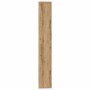 Estantería madera de ingeniería roble artisan 157x24x160 cm