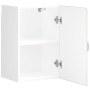 Armario de pared para cocina Kalmar madera de ingeniería blanca