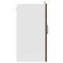 Armario pared cocina puerta de cristal Kalmar roble marrón