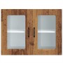 Armario pared cocina puerta de cristal Kalmar madera vieja