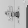 Armario pared cocina puerta de cristal Kalmar negra