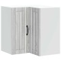 Mueble esquinero cocina Lucca madera contrachapada gris sonoma