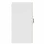 Armario pared cocina puerta de cristal Lucca gris hormigón