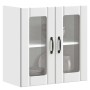 Armario pared cocina puerta de cristal Lucca blanca