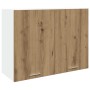 Set de muebles cocina 7 pzas madera ingeniería roble artesanal