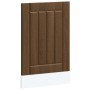Panel para lavavajillas Lucca madera contrachapada roble marrón