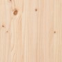 Cabecero librería en forma de L madera maciza de pino 90 cm