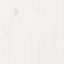 Cabecero librería en forma L madera maciza pino blanco 40 cm