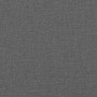 Cabecero de cama acolchado tela gris oscuro 80 cm